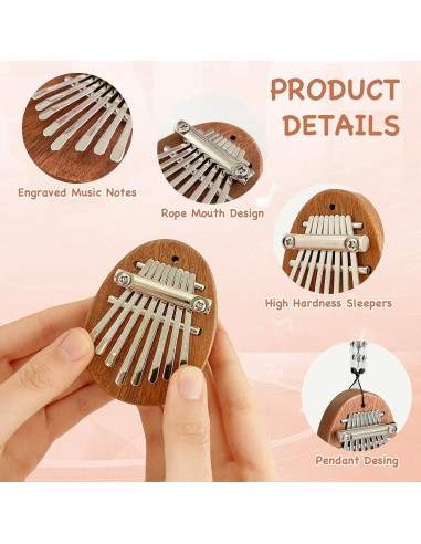 Set de Mini Instrumentos Musicales Jongdari: Kalimba y Tambor