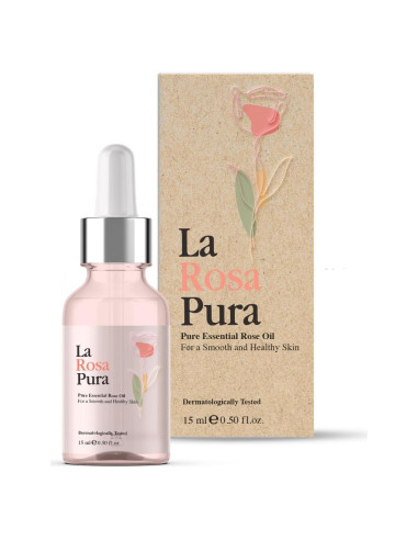 Aceite Esencial Puro de Rosa La Rosa Pura 30ml 100% Orgánico