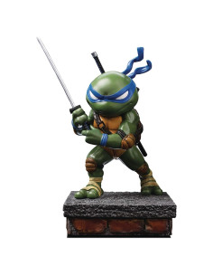 Figura MiniCo Tortugas Ninja Leonardo Iron Studios 18 cm
