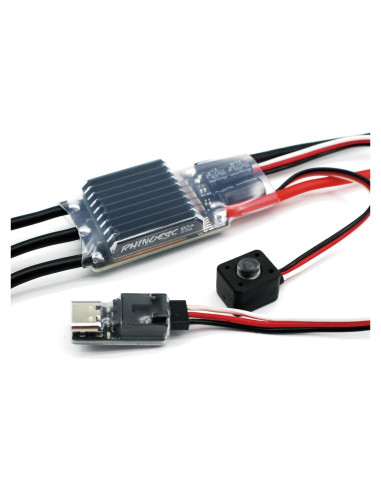 ESC Crawler RhinoESC VE80A 2-8S 5.2-8.2V para RC 1/8 1/10