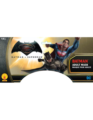 Máscara de Batman Rubies para Adultos - Vinilo - Talla Única
