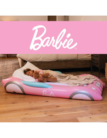 Cama de Aire Individual FUNBOY Barbie con Colchón Aterciopelado Cama de Aire Individual FUNBOY Barbie con Colchón Aterciopelado