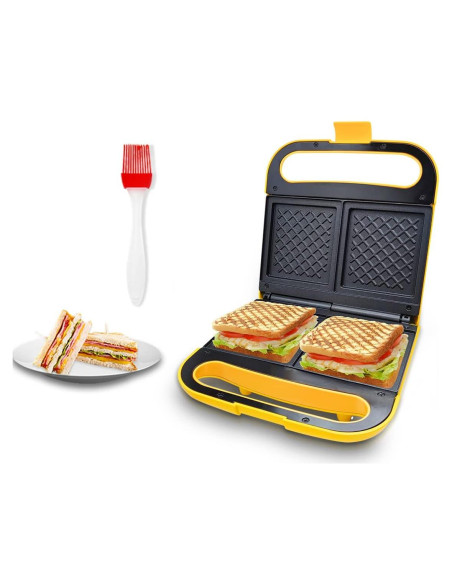 Hacedor de Sándwiches Eléctrico Aoruru KS-303S Antiadherente Hacedor de Sándwiches Eléctrico Aoruru KS-303S Antiadherente