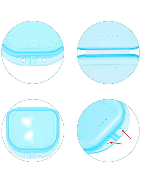 Protector Bucal para Niños Lulurose Azul Moldeable 4 Unidades Protector Bucal para Niños Lulurose Azul Moldeable 4 Unidades