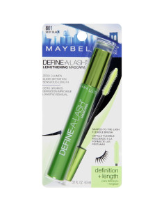 Máscara Alargadora Lavable Maybelline Define-A-Lash 6.56ml Muy Negra 2