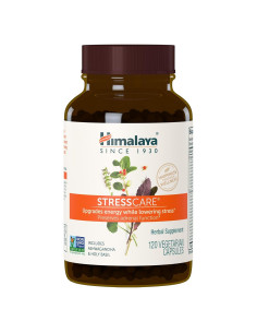 Suplemento Herbal Himalaya StressCare 120 Cápsulas - Alivio Estrés
