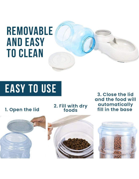 Comedero Automático Zento Deals 3.5L para Mascotas Comedero Automático Zento Deals 3.5L para Mascotas