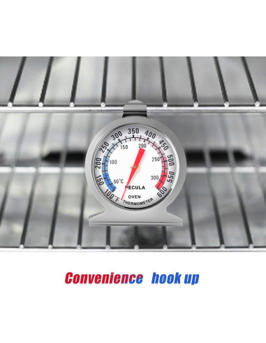 Termómetro de horno PECULA 50-300C Acero Inoxidable