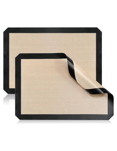 Juego de 2 Tapetes de Silicona Reutilizables Luckyiren 42x29.5cm