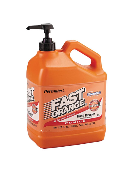Limpiador de Manos Permatex Fast Orange 3.78L con Pómez Limpiador de Manos Permatex Fast Orange 3.78L con Pómez