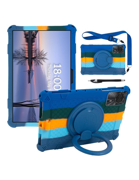 Funda para Tablet 11" Teclast T50HD Silicona Antiestrés Azul Funda para Tablet 11" Teclast T50HD Silicona Antiestrés Azul