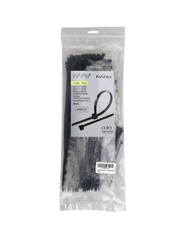 Bridas de Plástico Nylon KOOWIN 400pcs 4-6-8-12 pulgadas