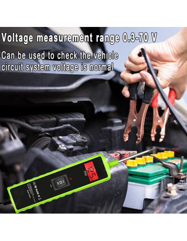 Probador de Circuito Automotriz Aottykro P60 6-30V Multifuncional