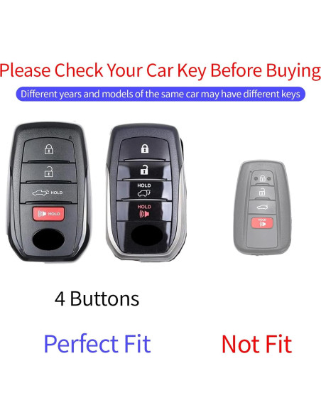 Funda de Llave Toyota Hoespen TPU 2019-2024 Venza RAV4 Funda de Llave Toyota Hoespen TPU 2019-2024 Venza RAV4