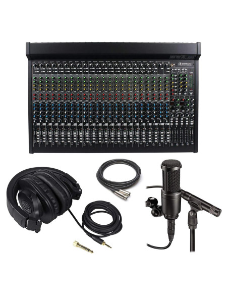 Mezclador Mackie 2404VLZ4 24 Canales + Micrófonos y Auriculares Mezclador Mackie 2404VLZ4 24 Canales + Micrófonos y Auriculares