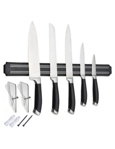 Soporte Magnético para Cuchillos Tysonir 38 cm - Barra de Almacenamiento