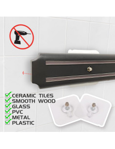 Soporte Magnético para Cuchillos Tysonir 38 cm - Barra de Almacenamiento 2