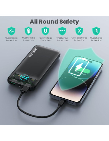 Cargador Portátil 10800mAh Dongguan Slim 22.5W Carga Rápida