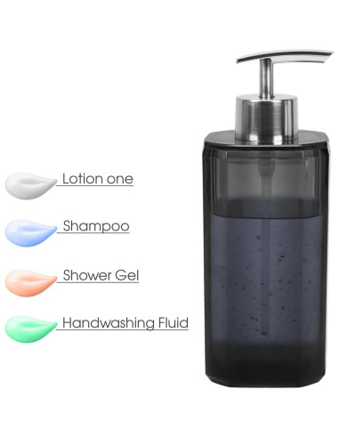 Juego de Accesorios de Baño ALIMOTA 4 Piezas Acrílico Gris