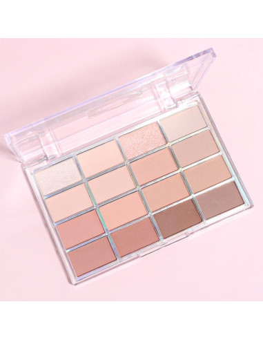 Paleta de Sombras de Ojos Mate CAKAILA 16 Colores 11.91x8.41cm