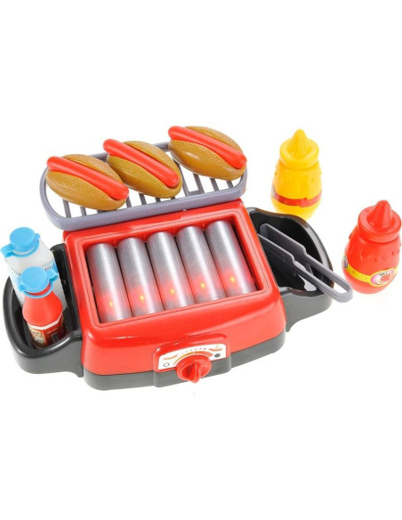Juego de Grill de Perros Calientes PowerTRC con Luz y Sonido Juego de Grill de Perros Calientes PowerTRC con Luz y Sonido
