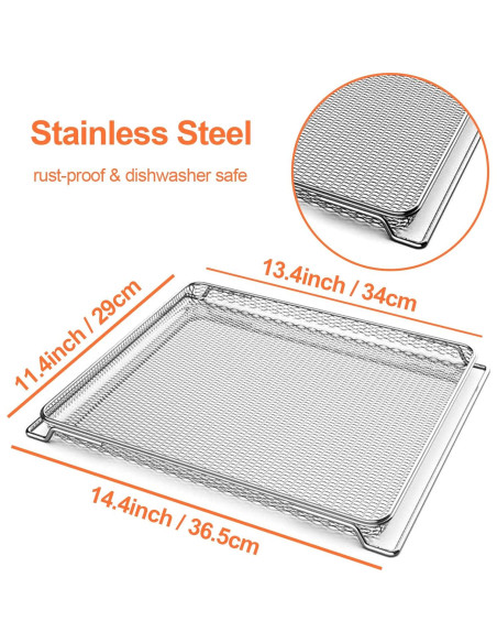 Cesta de Horno de Aire Ninja Foodi DT201 DT251 36.5x29cm Cesta de Horno de Aire Ninja Foodi DT201 DT251 36.5x29cm