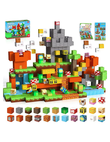 Bloques Magnéticos ToyUnited 150 PCS Juego de Construcción Bloques Magnéticos ToyUnited 150 PCS Juego de Construcción