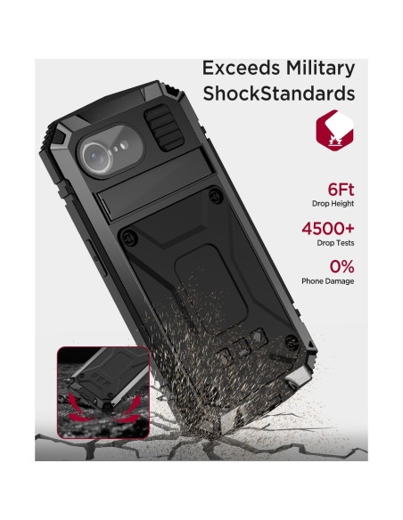 Funda Slim Miimall para iPhone 16E con Soporte Magnético Funda Slim Miimall para iPhone 16E con Soporte Magnético