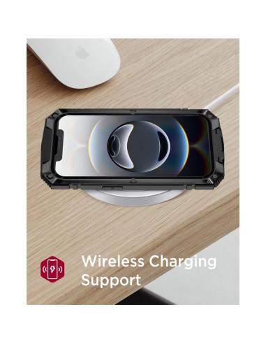 Funda Slim Miimall para iPhone 16E con Soporte Magnético