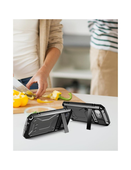 Funda Slim Miimall para iPhone 16E con Soporte Magnético Funda Slim Miimall para iPhone 16E con Soporte Magnético