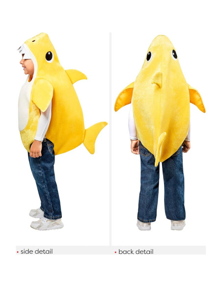 Disfraz Baby Shark Rubies para Niños Pequeños con Sonido Disfraz Baby Shark Rubies para Niños Pequeños con Sonido