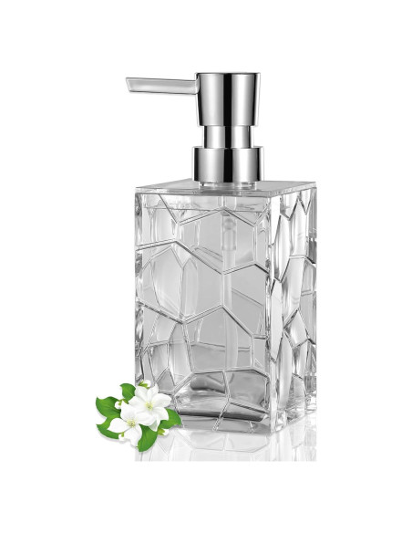 Dispensador de Jabón Acrílico JiatuA 320 ml Transparente Dispensador de Jabón Acrílico JiatuA 320 ml Transparente