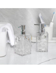Dispensador de Jabón Acrílico JiatuA 320 ml Transparente 2