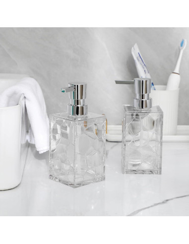 Dispensador de Jabón Acrílico JiatuA 320 ml Transparente