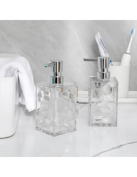 Dispensador de Jabón Acrílico JiatuA 320 ml Transparente Dispensador de Jabón Acrílico JiatuA 320 ml Transparente