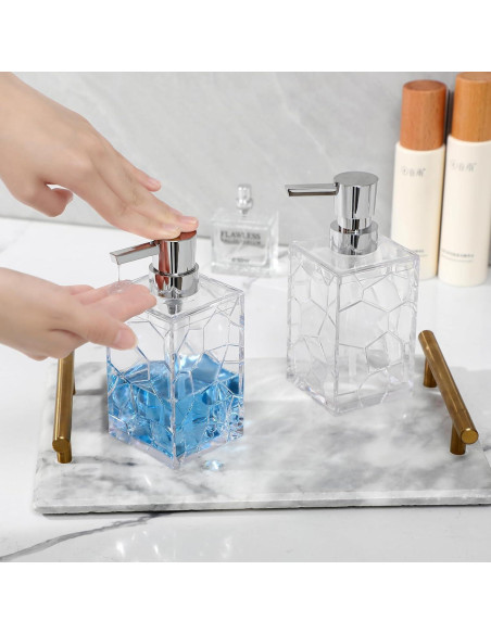 Dispensador de Jabón Acrílico JiatuA 320 ml Transparente Dispensador de Jabón Acrílico JiatuA 320 ml Transparente