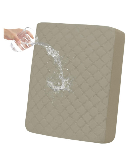 Funda de Cojín Impermeable Easy-Going Beige 1 Pieza 55.88x69.85cm Funda de Cojín Impermeable Easy-Going Beige 1 Pieza 55.88x69.85cm