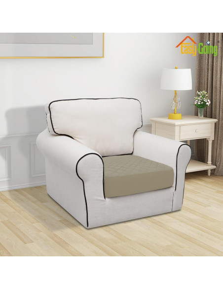 Funda de Cojín Impermeable Easy-Going Beige 1 Pieza 55.88x69.85cm Funda de Cojín Impermeable Easy-Going Beige 1 Pieza 55.88x69.85cm
