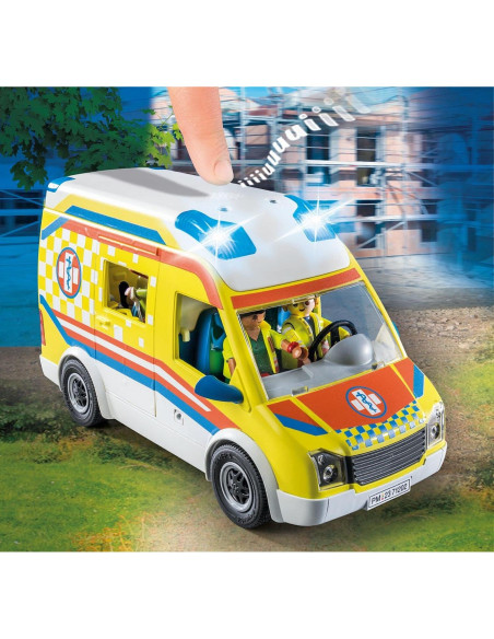 Ambulancia Playmobil 71202 con Luz y Sonido - Accesorios Incluidos Ambulancia Playmobil 71202 con Luz y Sonido - Accesorios Incluidos