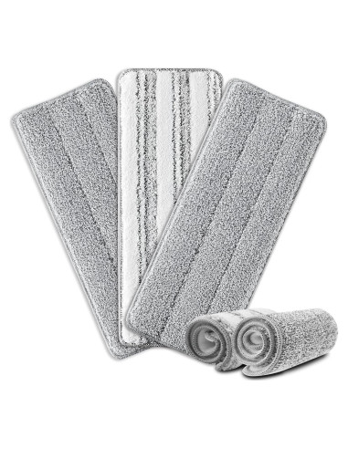 Paquete de 3 Paños de Mopa Microfibra HiBaBy 33x12.4 cm