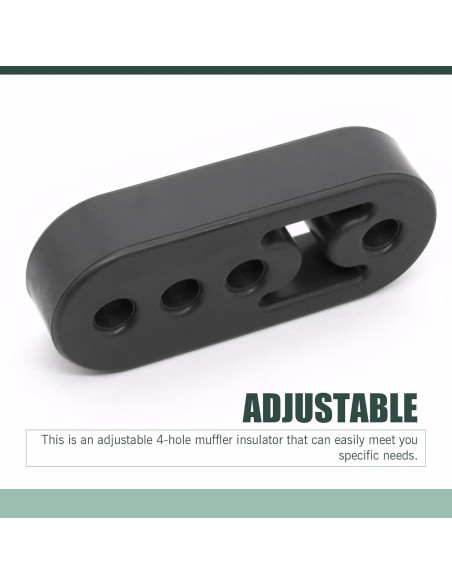 Soportes de Escape SLIMI 2 PCS Ajustables Universal Negro Soportes de Escape SLIMI 2 PCS Ajustables Universal Negro