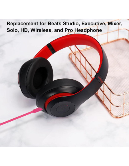 Cable de audio Sqrgreat para auriculares Beats con micrófono Cable de audio Sqrgreat para auriculares Beats con micrófono