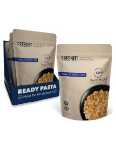 Pasta lista para comer Greenfit 1360g - Codo - Apta microondas