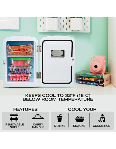 Refrigerador Mini Koolatron KRT04-G 4L Portátil 220V/12V