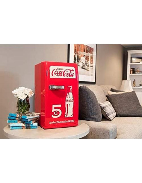 Mini Nevera Portátil Koolatron Coca-Cola 22L Rojo Vintage Mini Nevera Portátil Koolatron Coca-Cola 22L Rojo Vintage