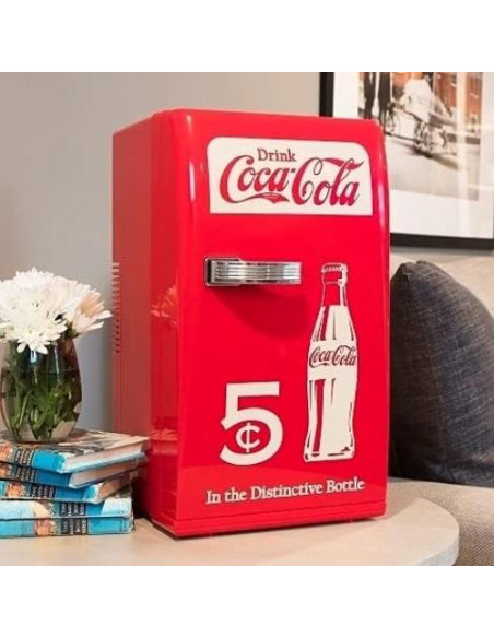 Mini Nevera Portátil Koolatron Coca-Cola 22L Rojo Vintage Mini Nevera Portátil Koolatron Coca-Cola 22L Rojo Vintage