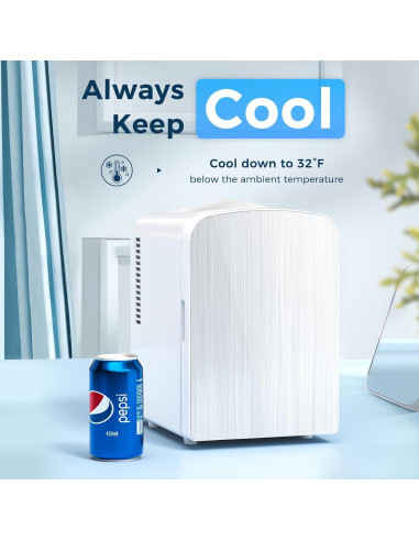 Refrigerador Mini Compacto Antarctic Star 4L Blanco Portátil