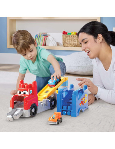 Juego de Bloques MEGA BLOKS Camión de Construcción 19 Piezas