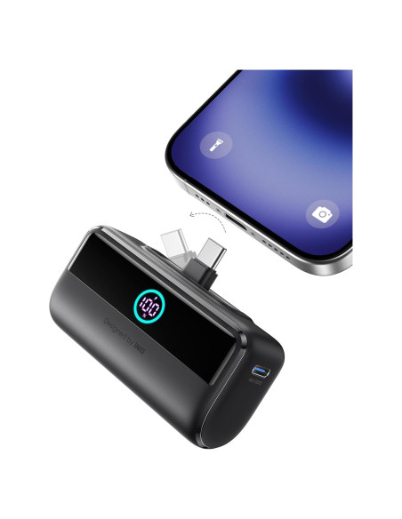 Cargador Portátil INIU 5500mAh USB-C Carga Rápida 22.5W Cargador Portátil INIU 5500mAh USB-C Carga Rápida 22.5W