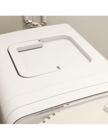 Mini Nevera HOMCOM 10L con Espejo LED para Cuidado de Piel